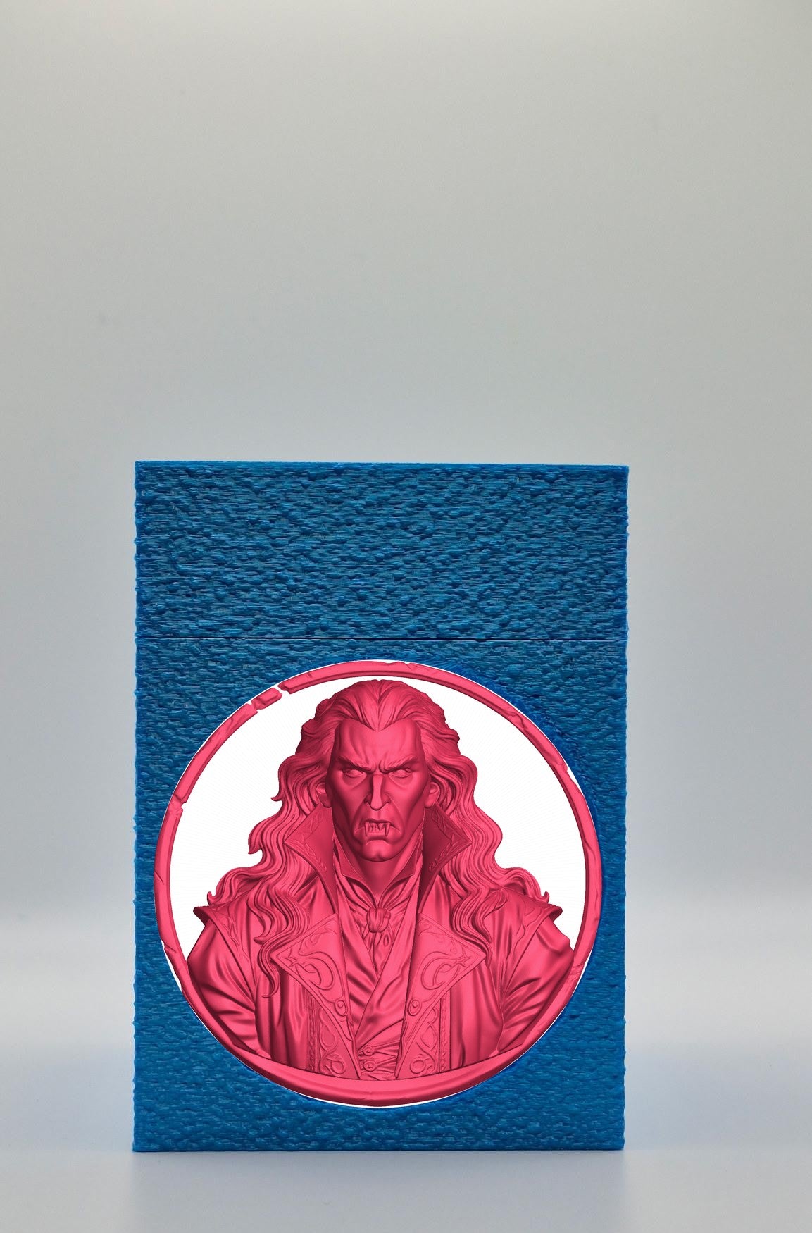 Gothic Vampire Card Box — Blue