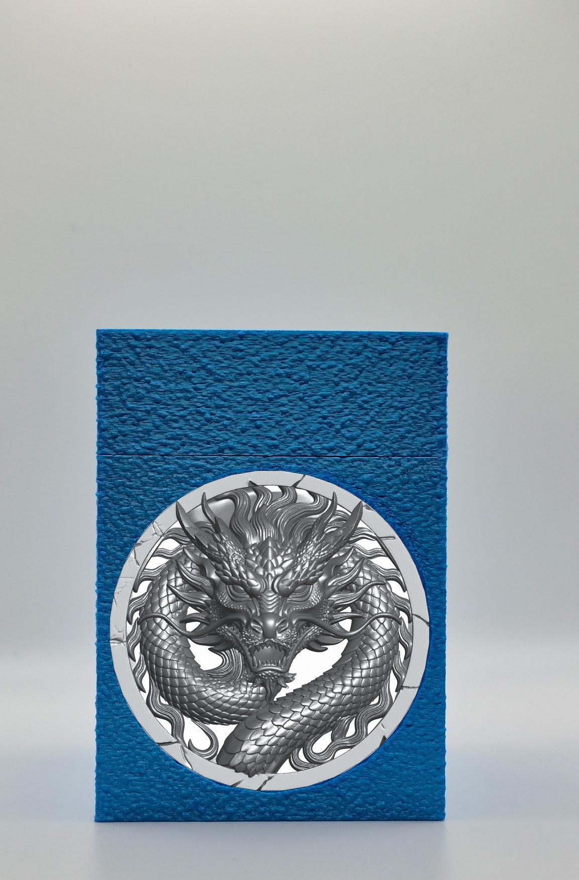 Dragon Card Box — Blue