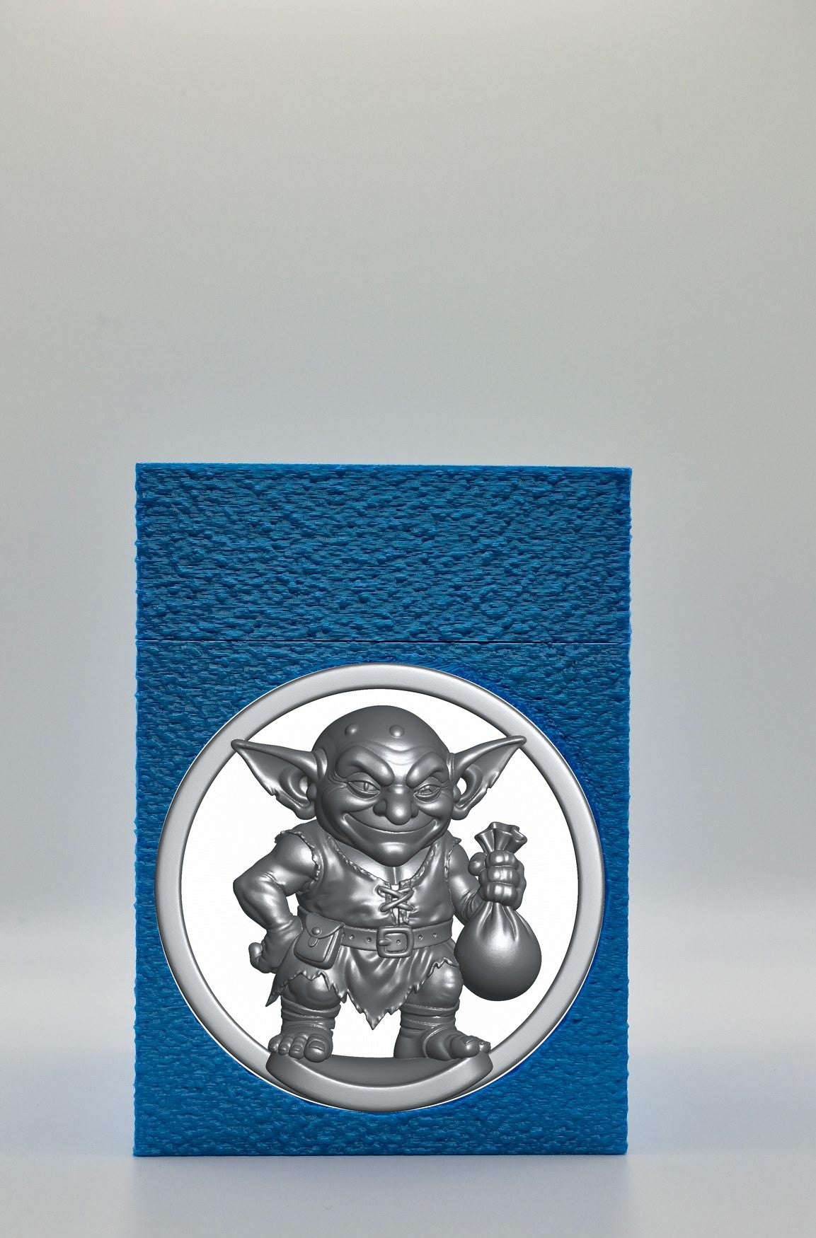 Greedy Goblin Card Box — Blue