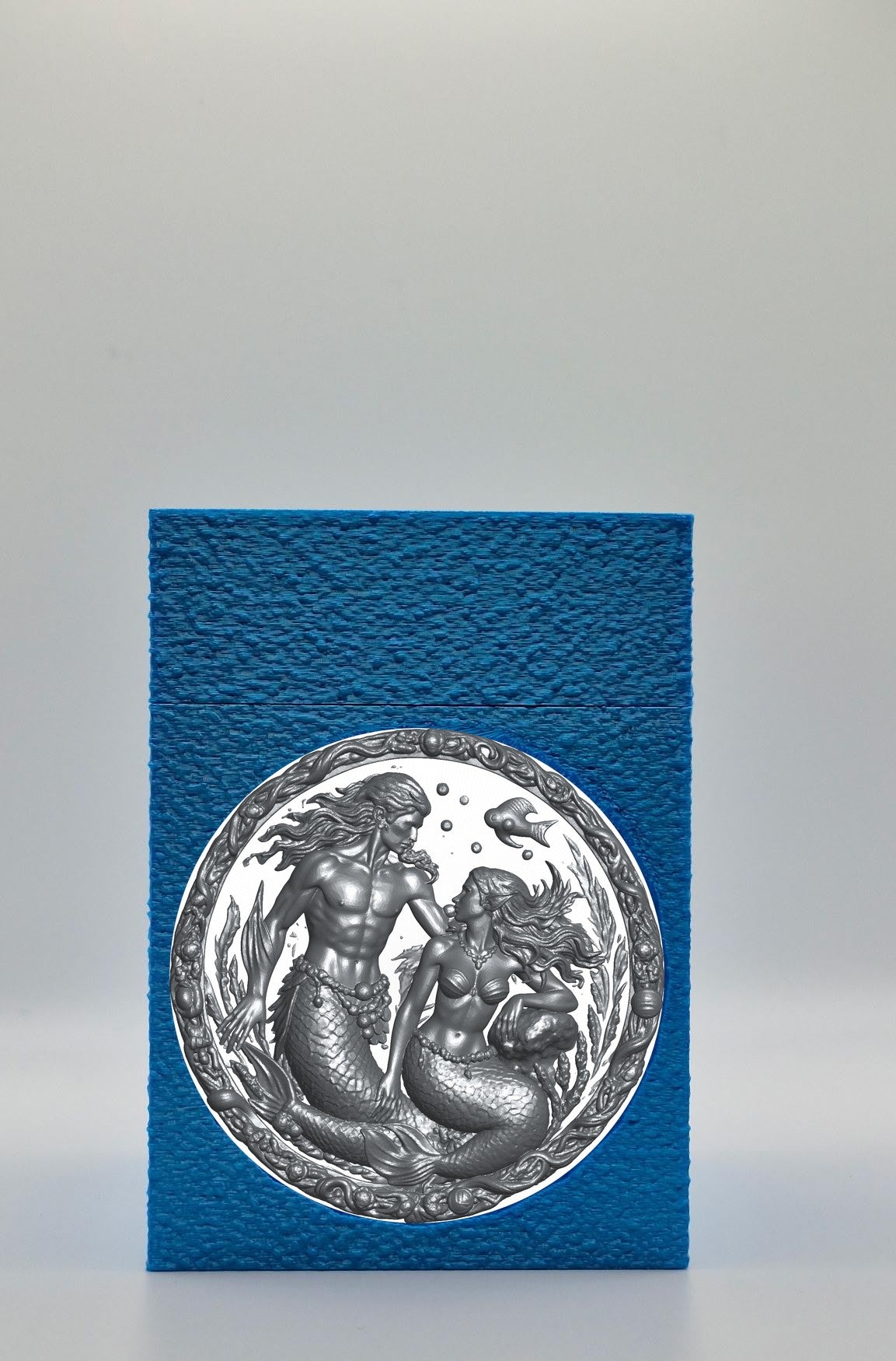 Merfolk Card Box — Blue