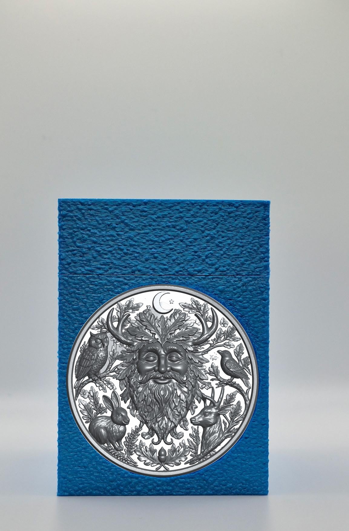 Tree Spirit Card Box — Blue