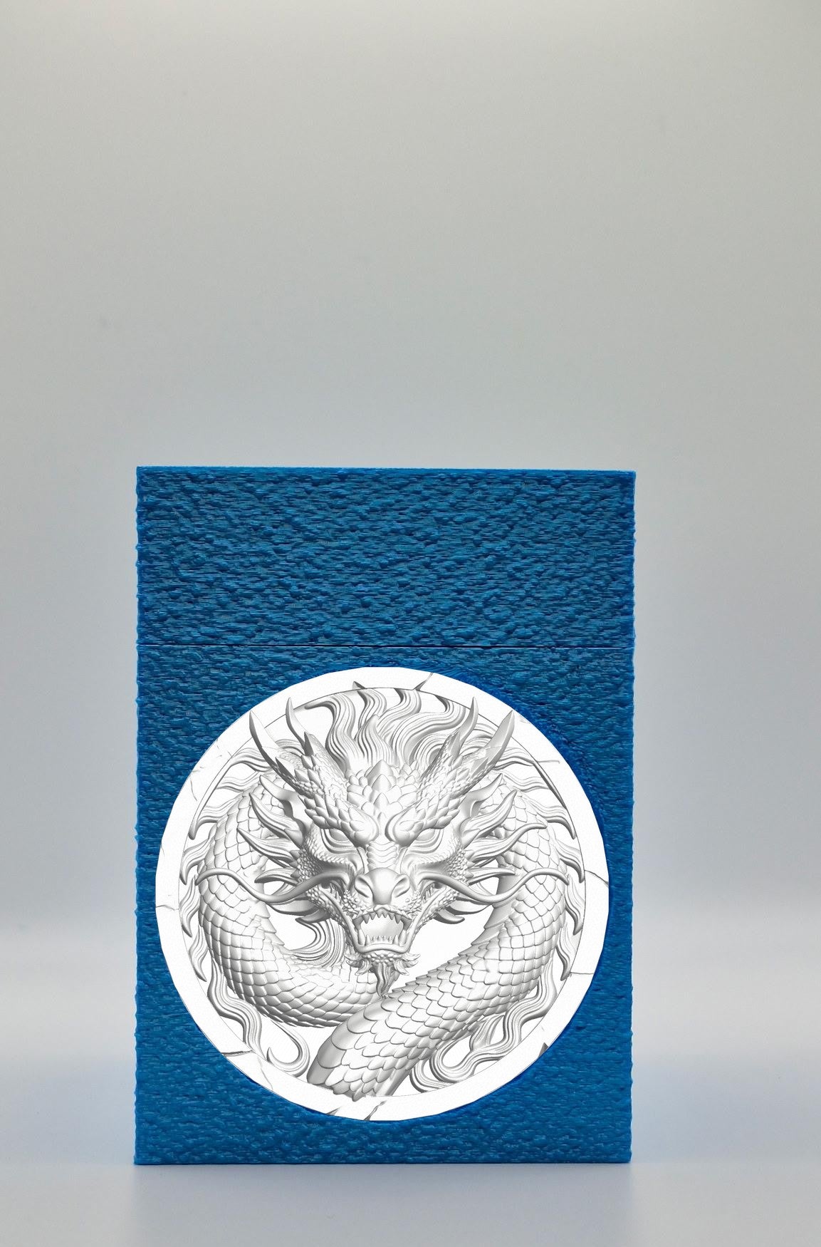 Dragon Card Box — Blue
