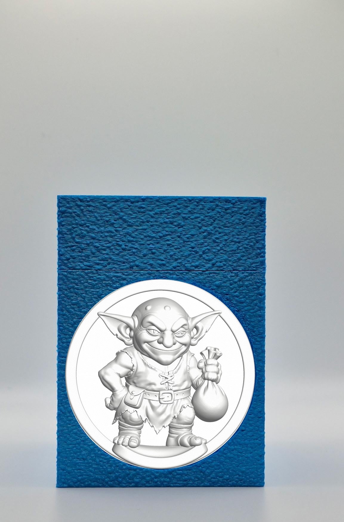 Greedy Goblin Card Box — Blue