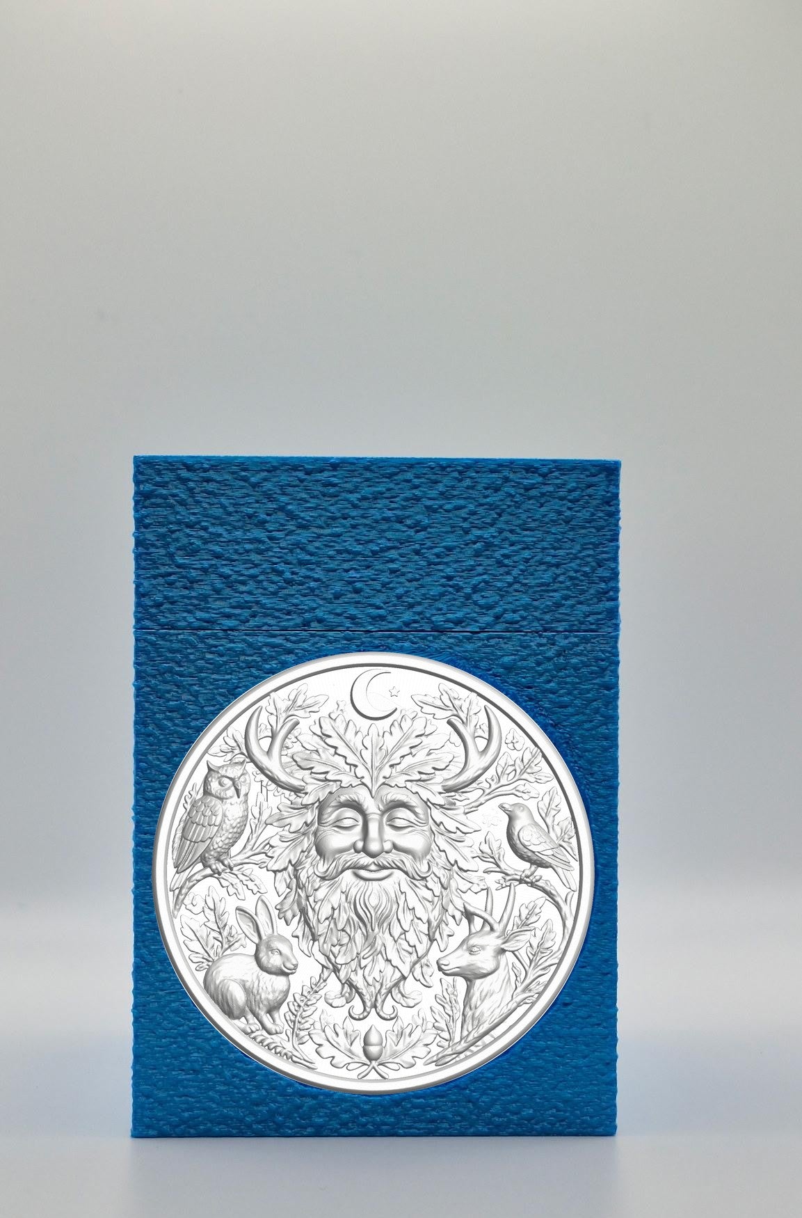 Tree Spirit Card Box — Blue