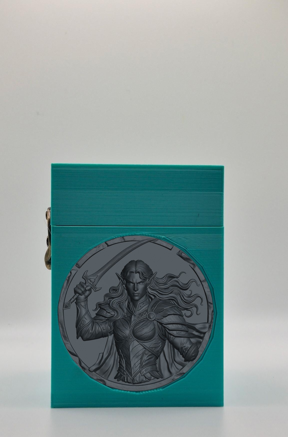 Elvish Warrior Card Box — Green