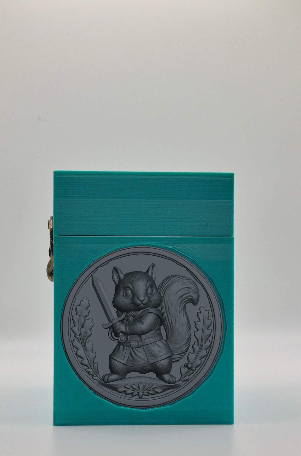 Squirrel Card Box — Green