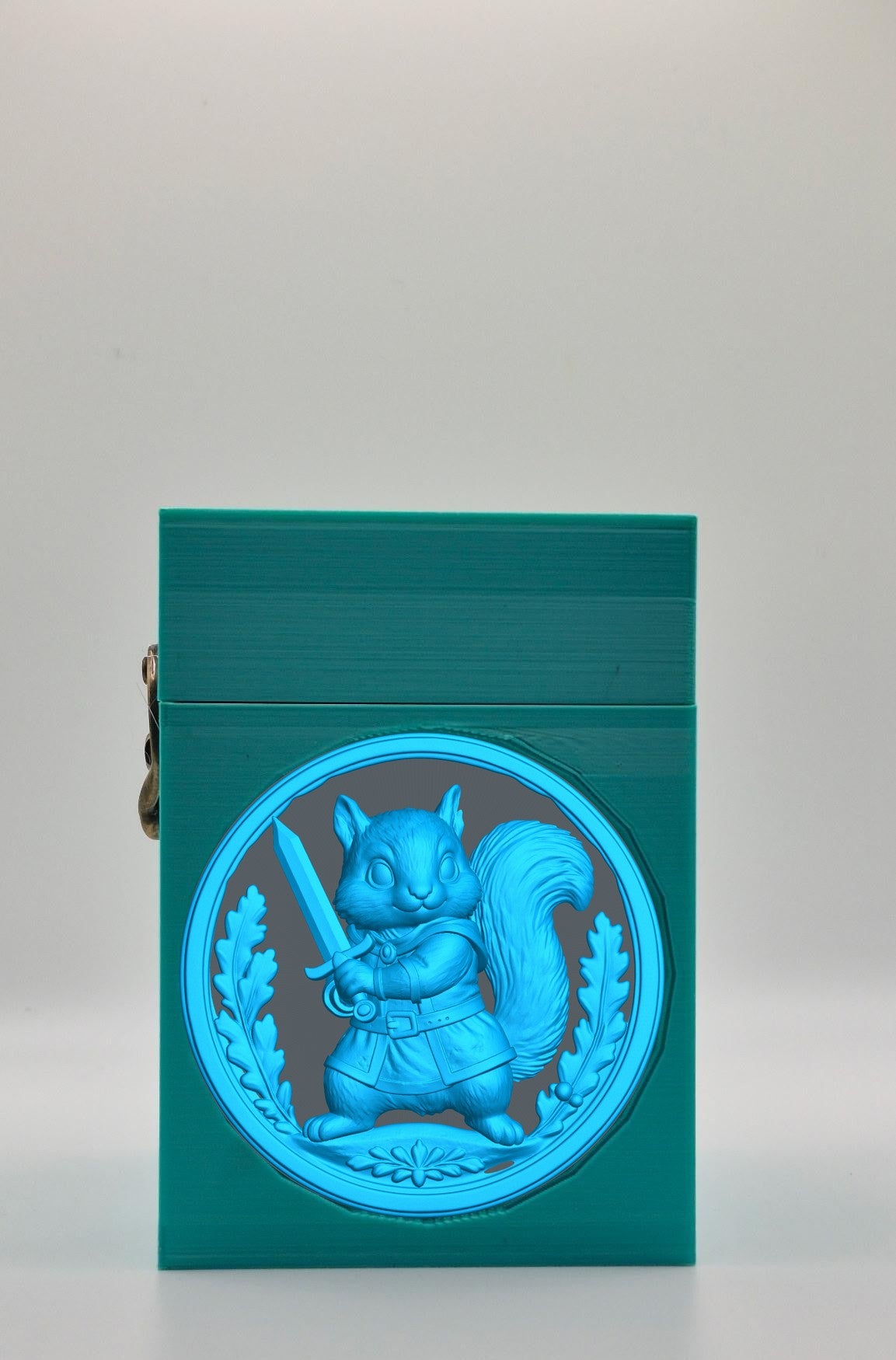 Squirrel Card Box — Green