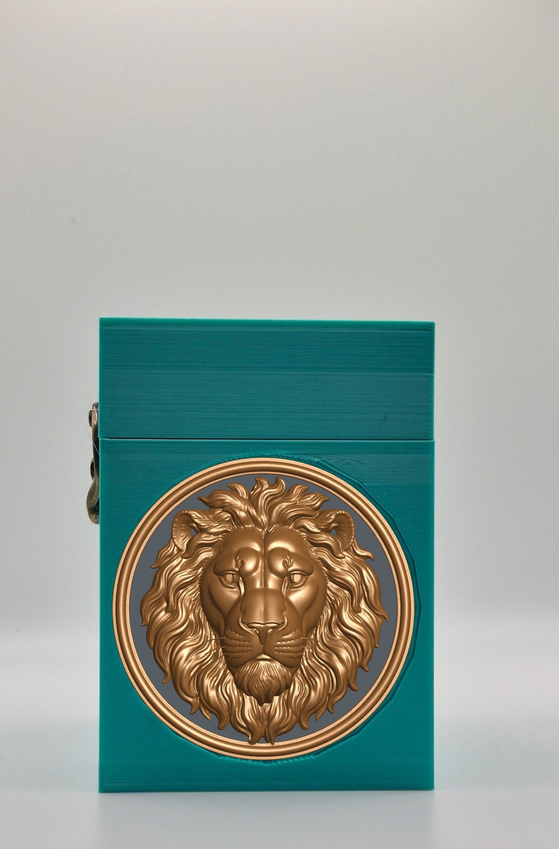 Lion Card Box — Green