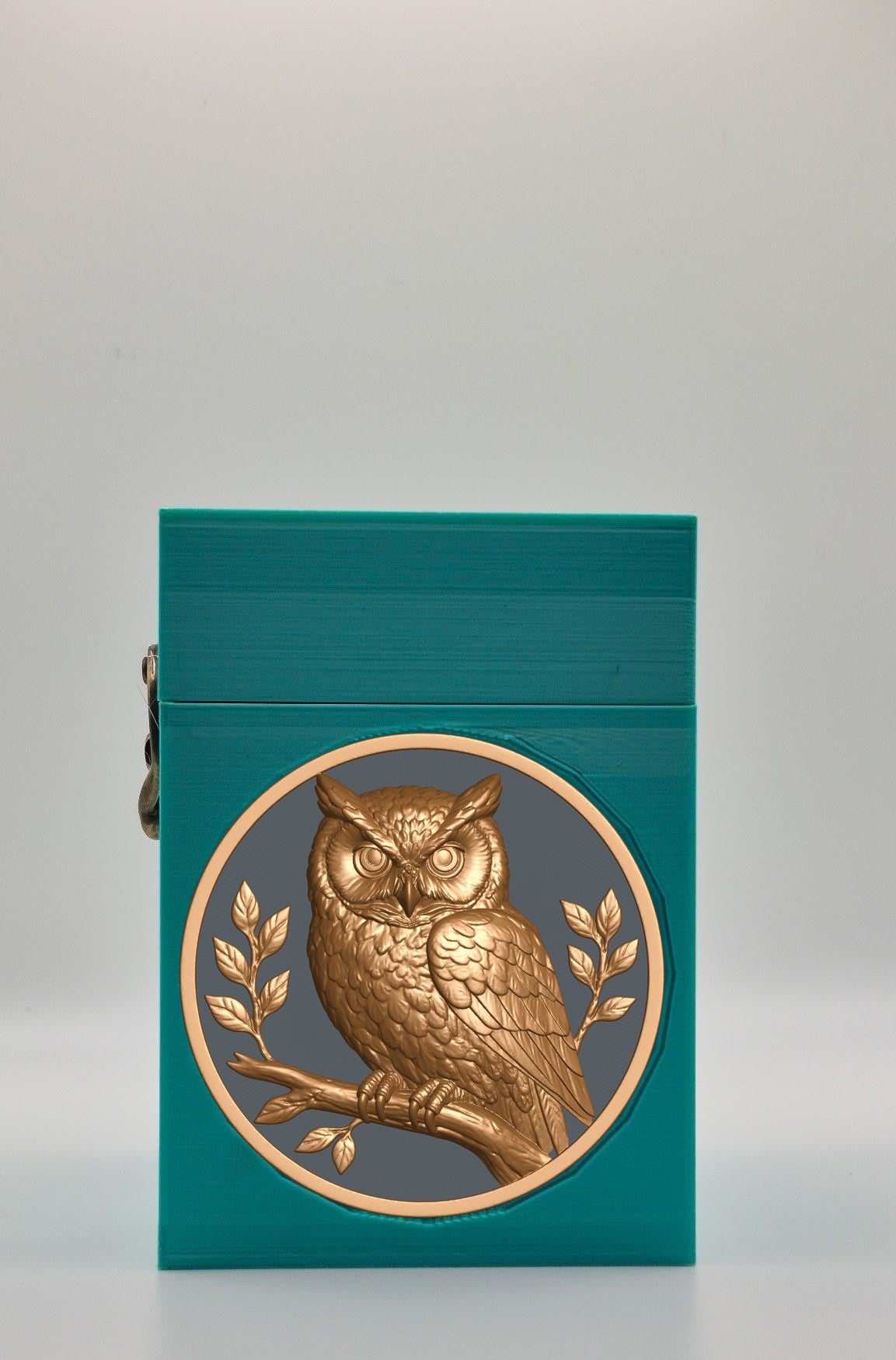 Owl Card Box — Green