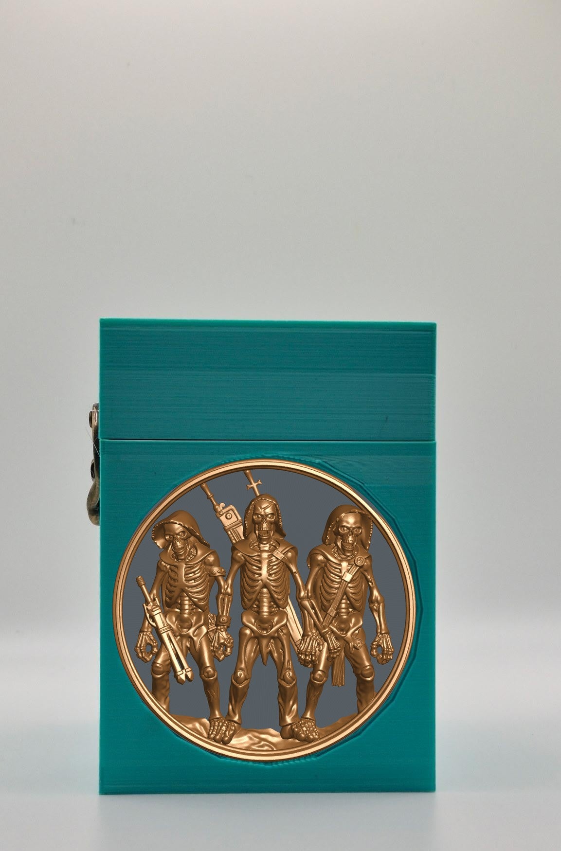 Skeleton Army Card Box — Green