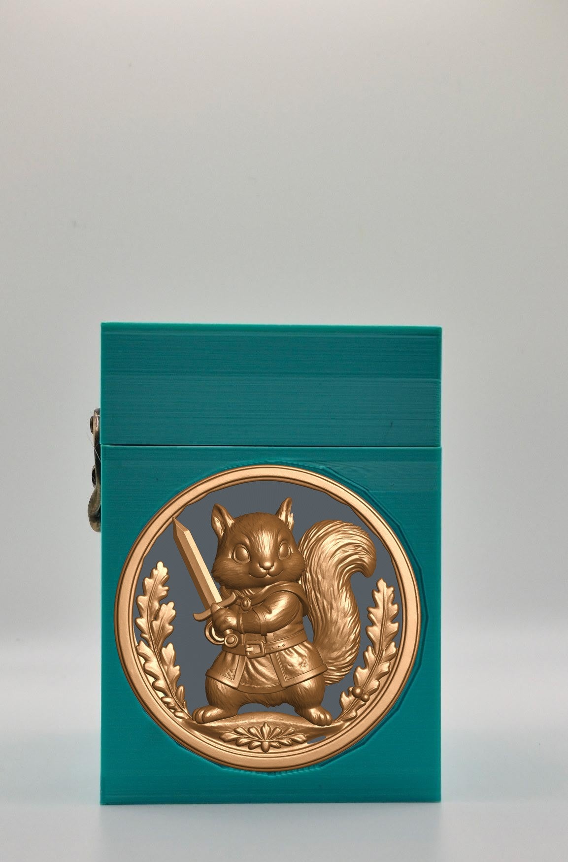 Squirrel Card Box — Green