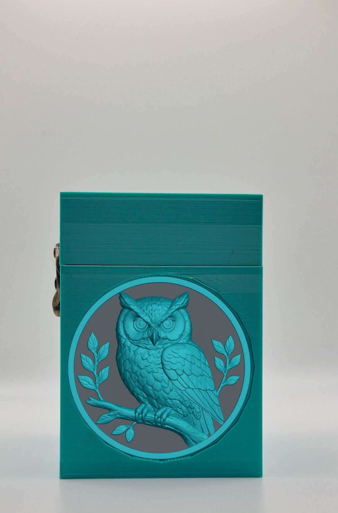 Owl Card Box — Green