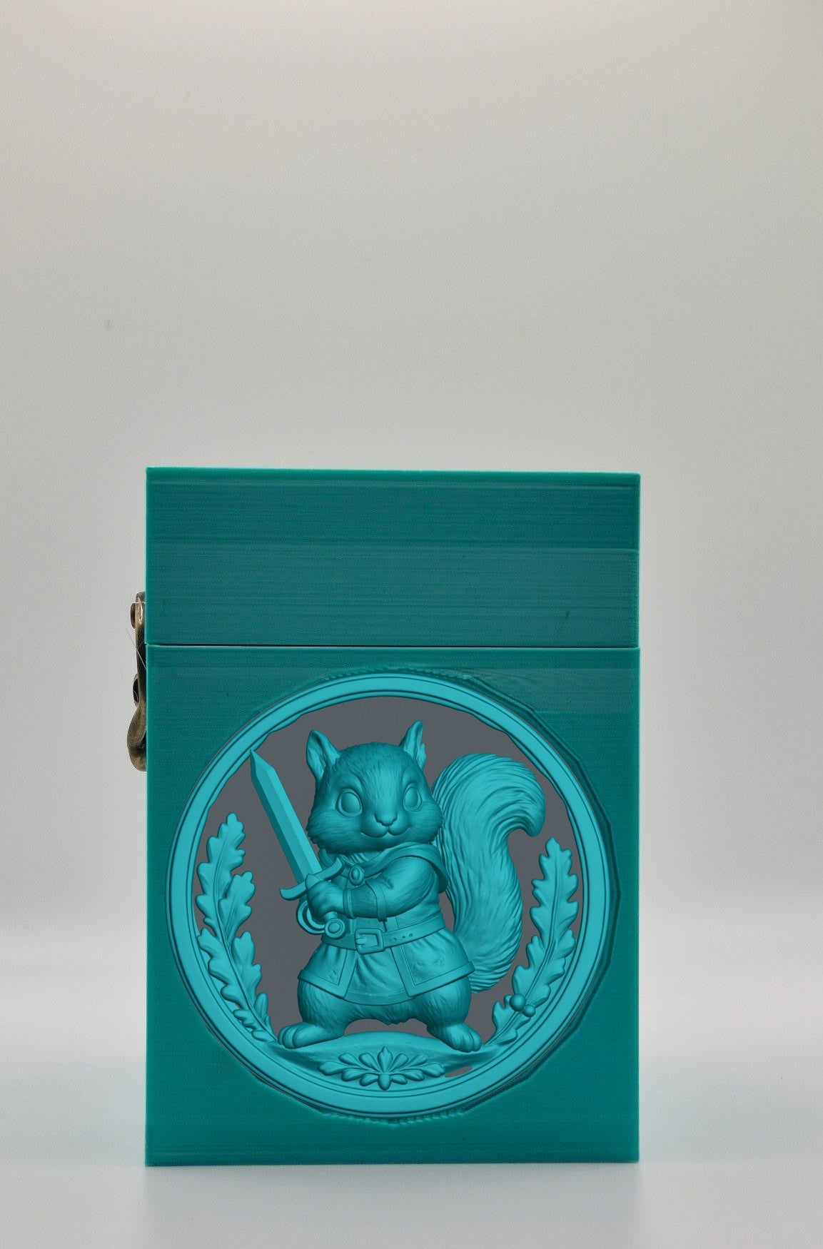 Squirrel Card Box — Green