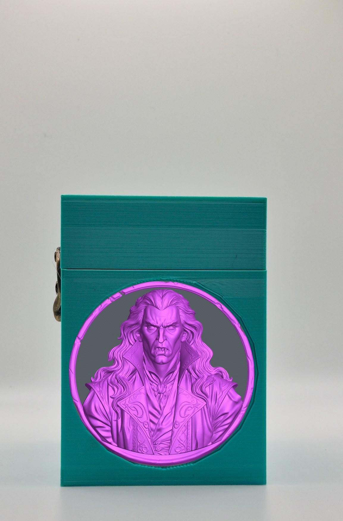 Gothic Vampire Card Box — Green