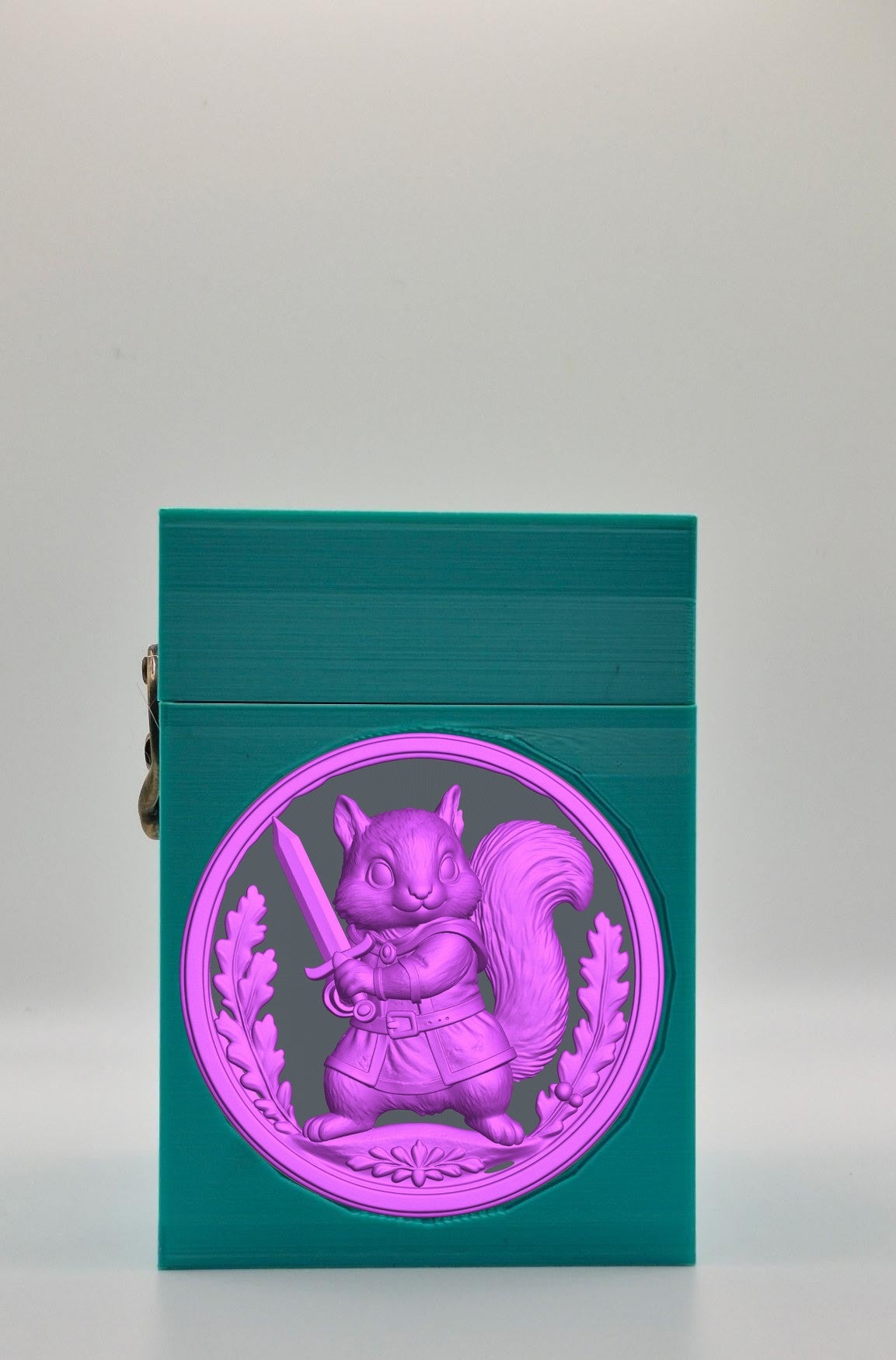 Squirrel Card Box — Green