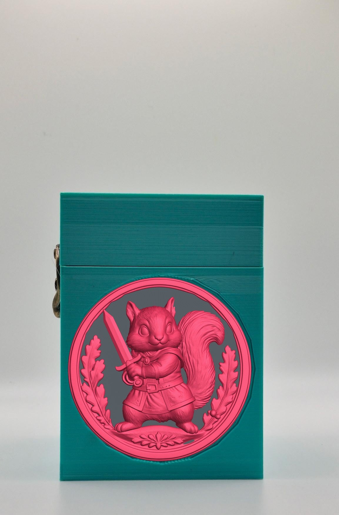 Squirrel Card Box — Green