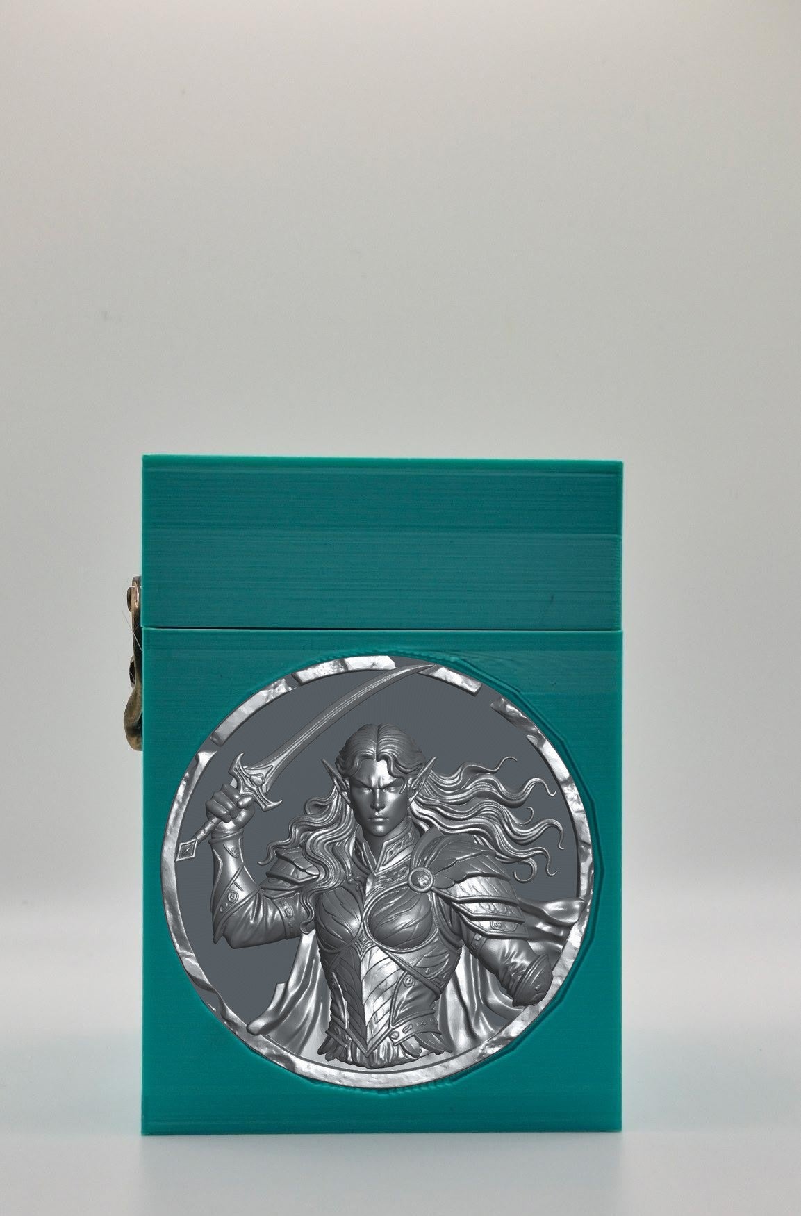 Elvish Warrior Card Box — Green