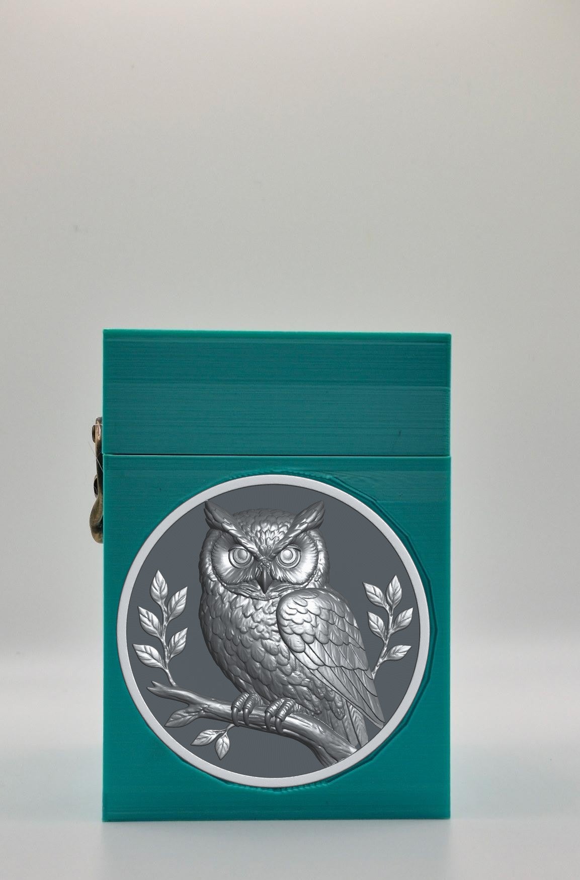 Owl Card Box — Green