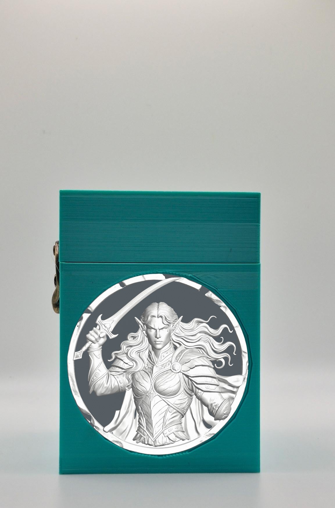 Elvish Warrior Card Box — Green