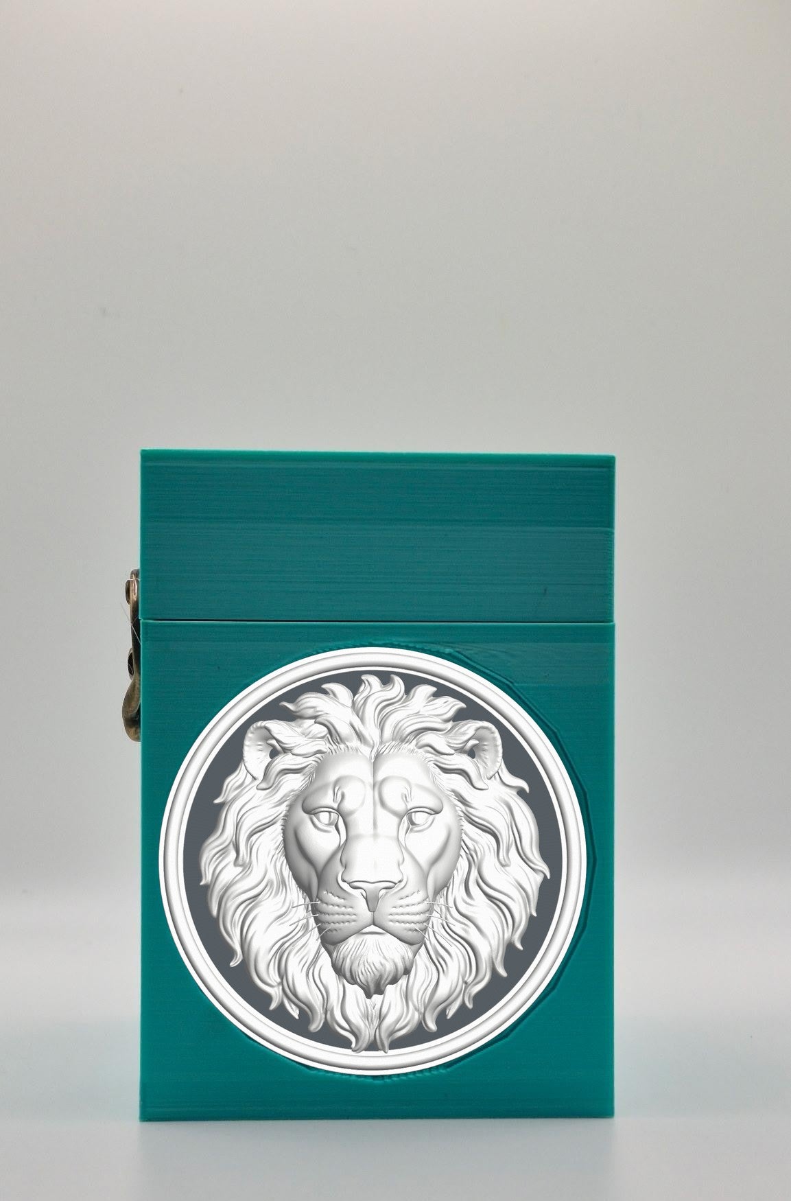 Lion Card Box — Green