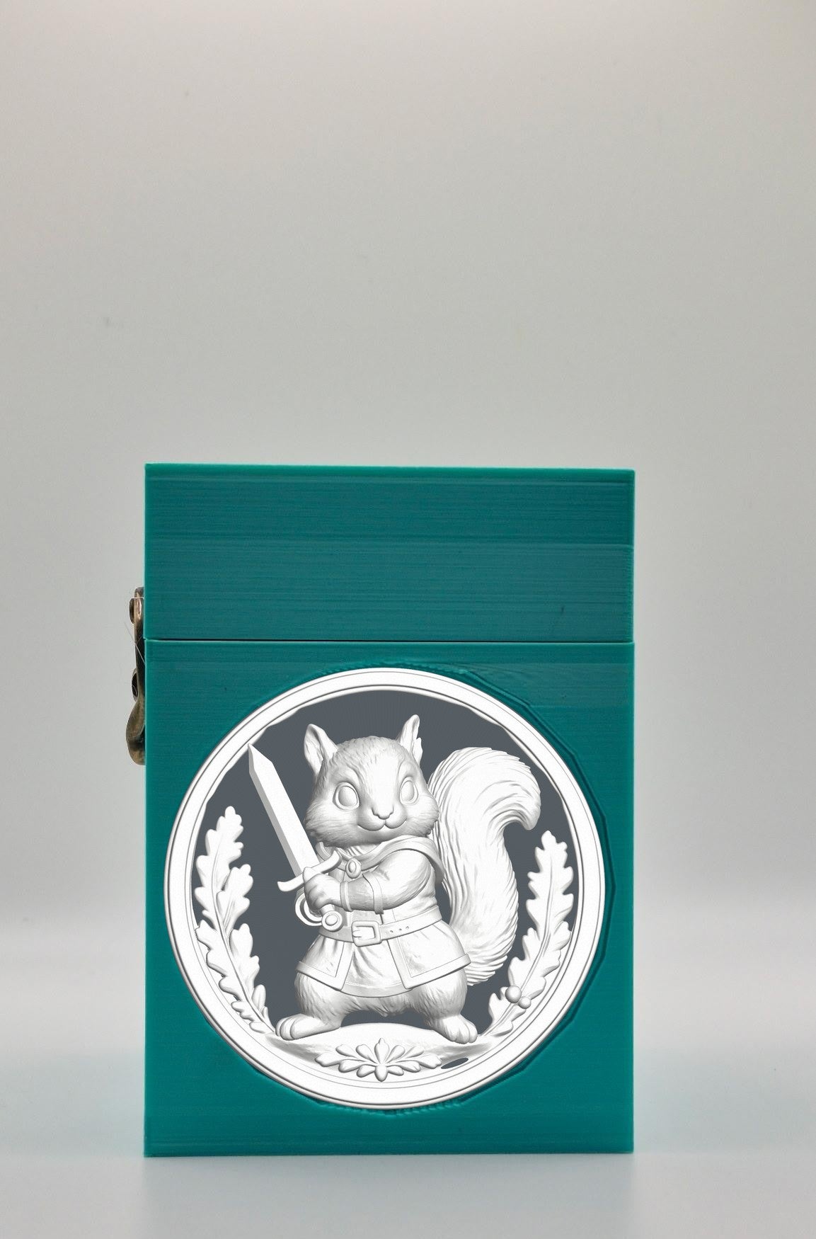 Squirrel Card Box — Green