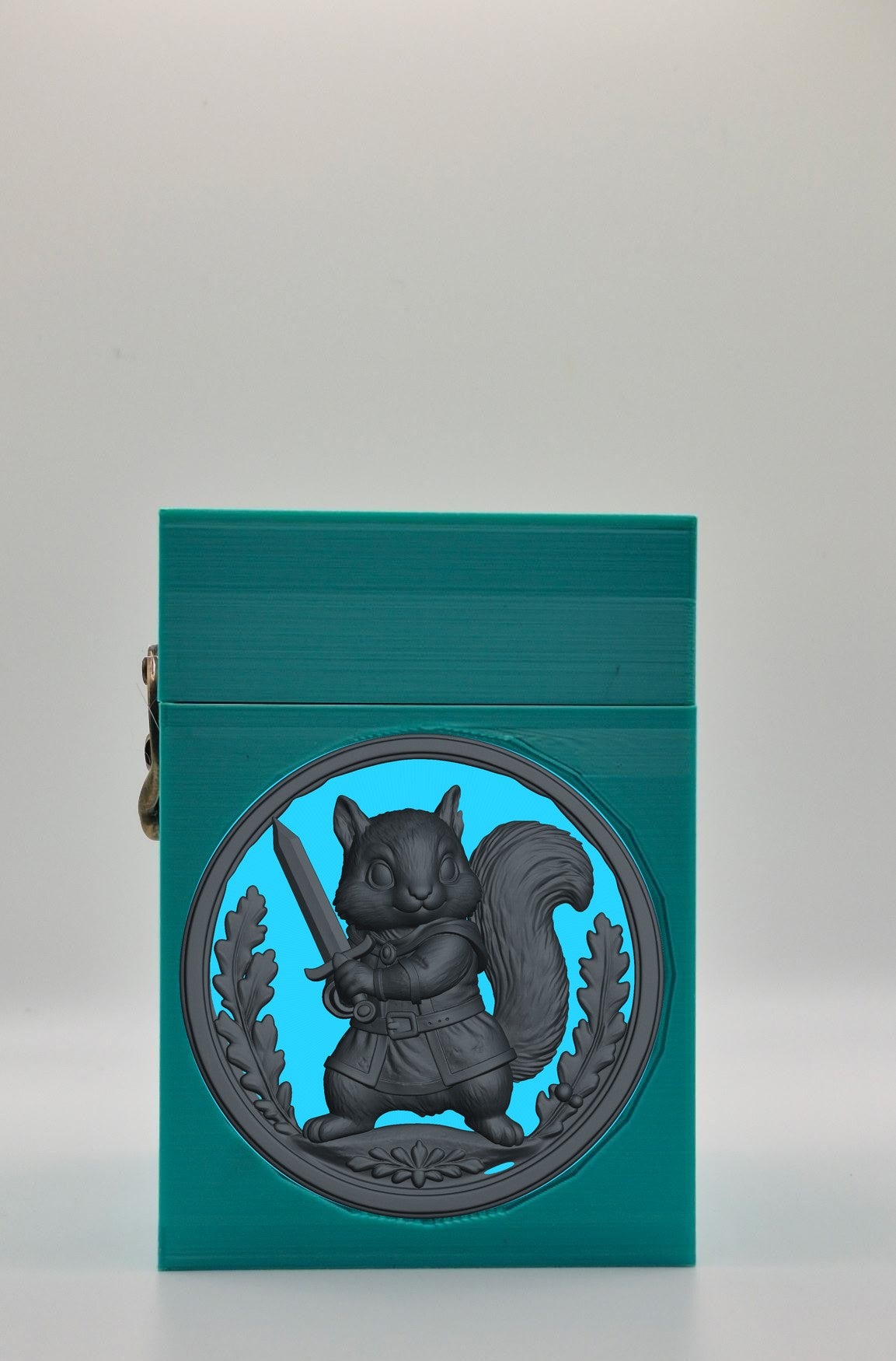 Squirrel Card Box — Green