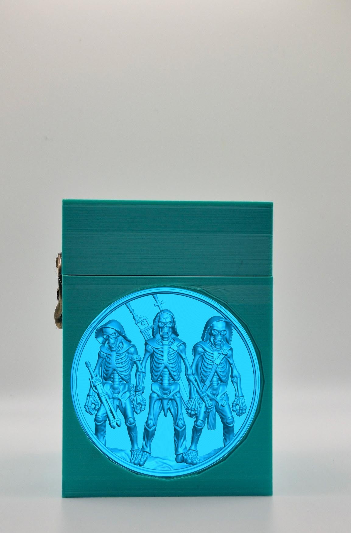 Skeleton Army Card Box — Green