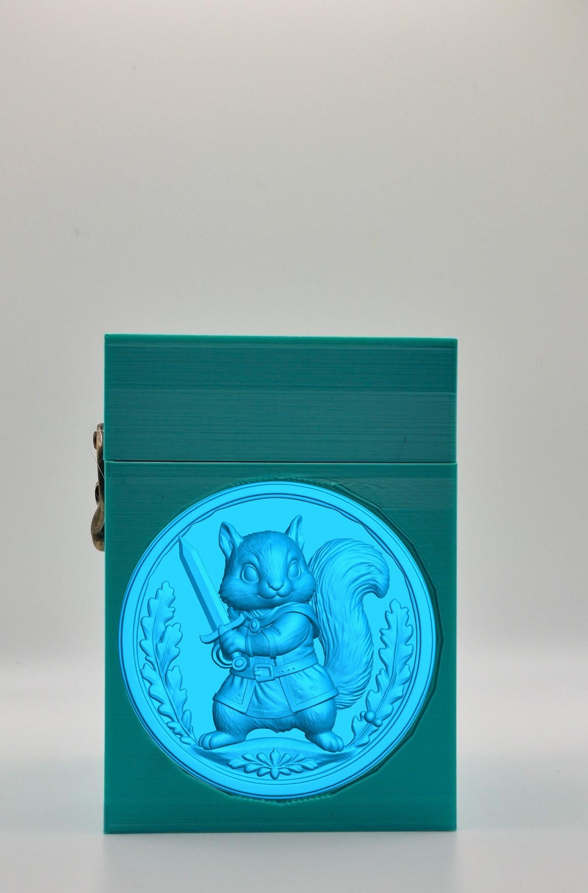 Squirrel Card Box — Green