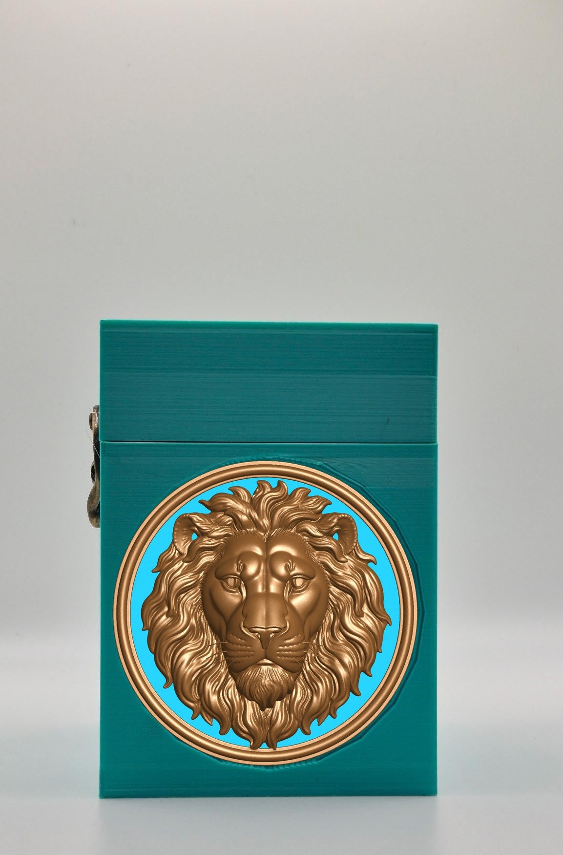 Lion Card Box — Green