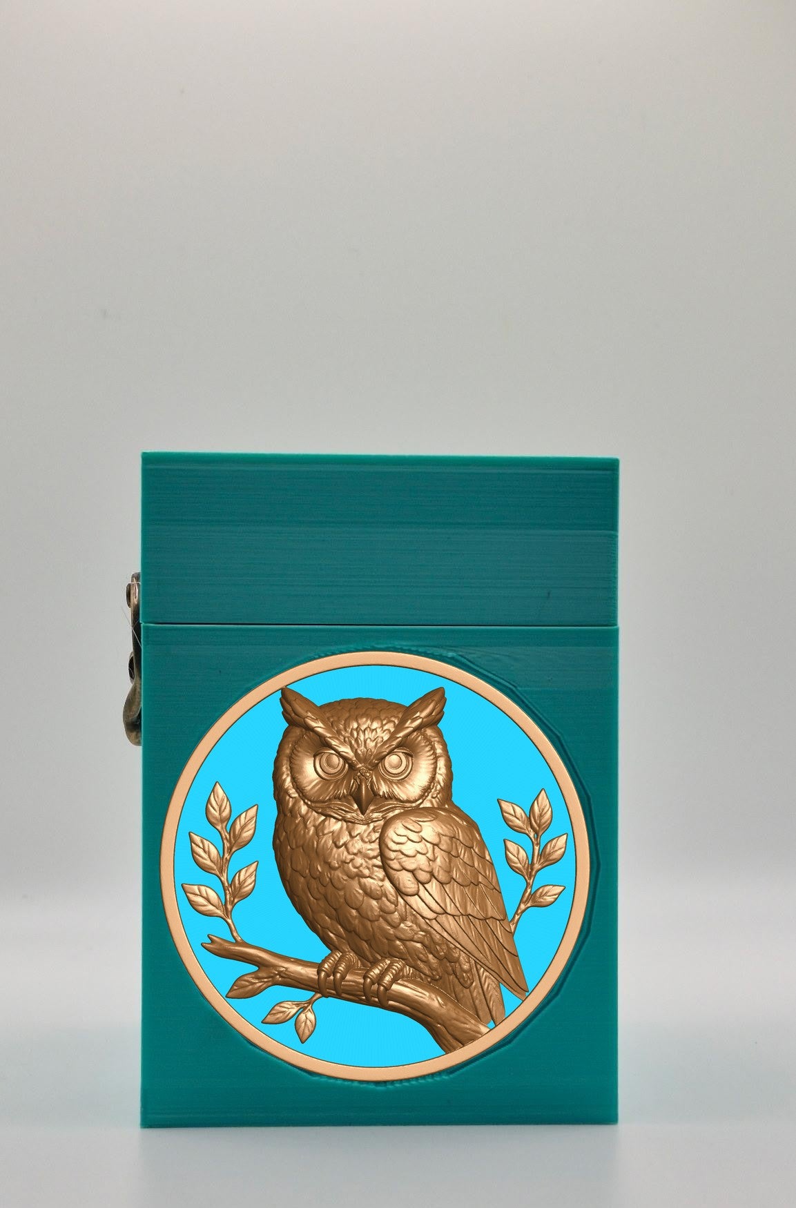 Owl Card Box — Green