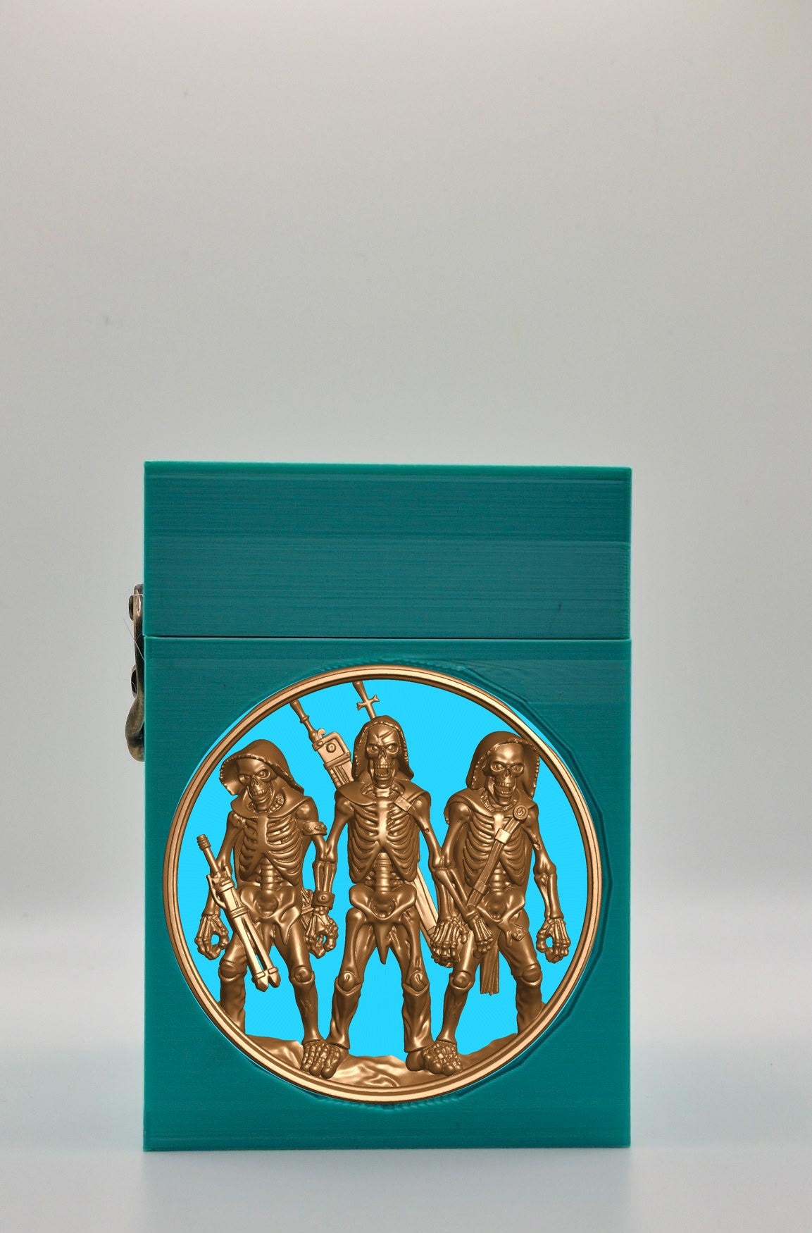 Skeleton Army Card Box — Green