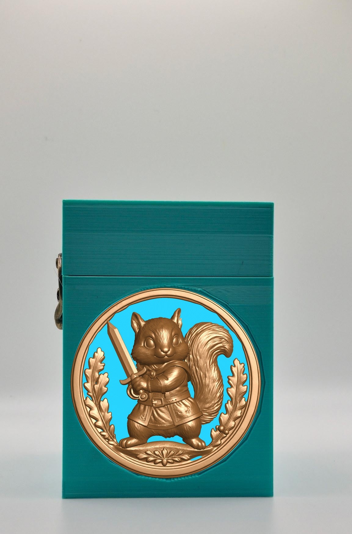 Squirrel Card Box — Green