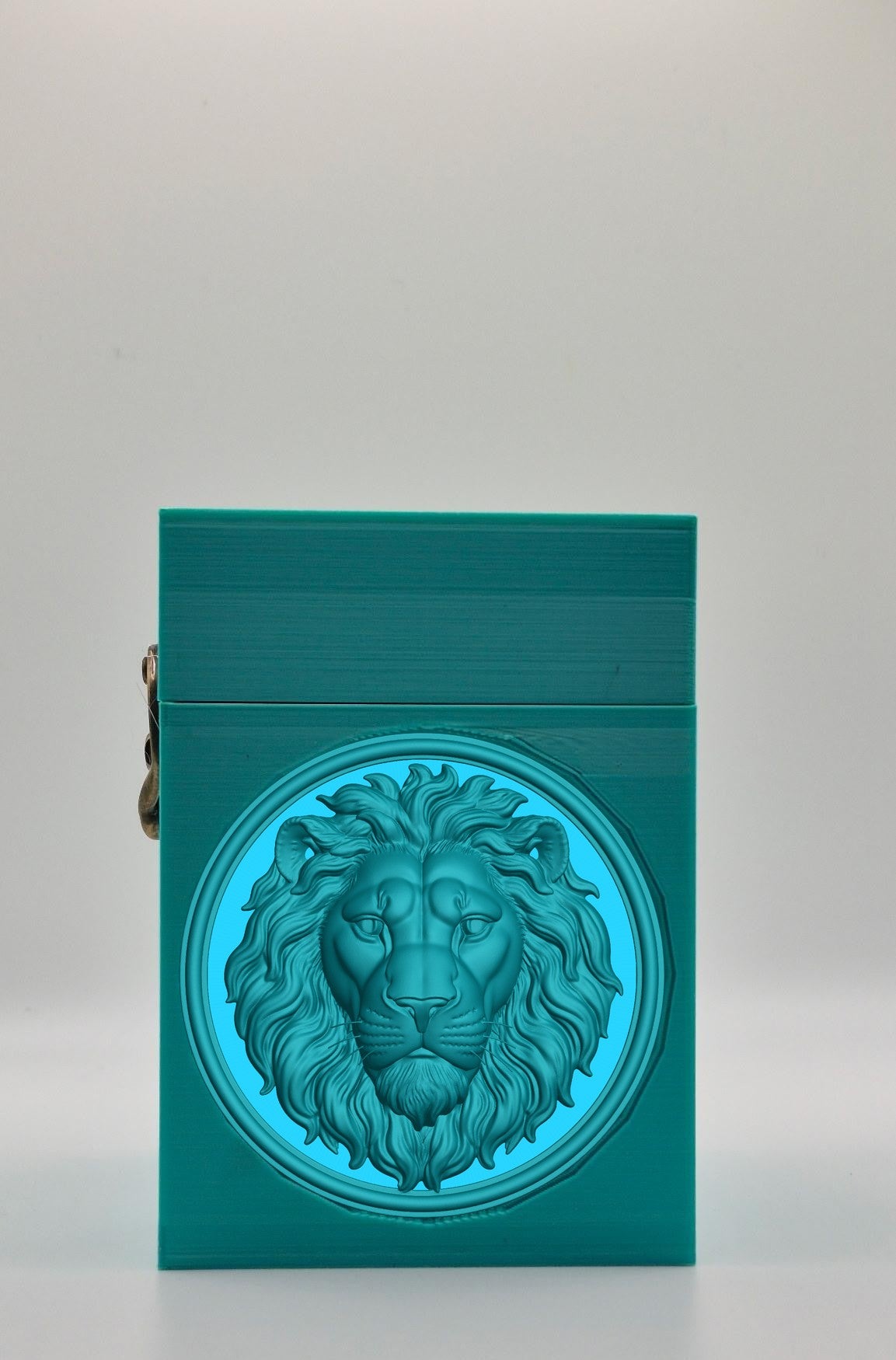 Lion Card Box — Green