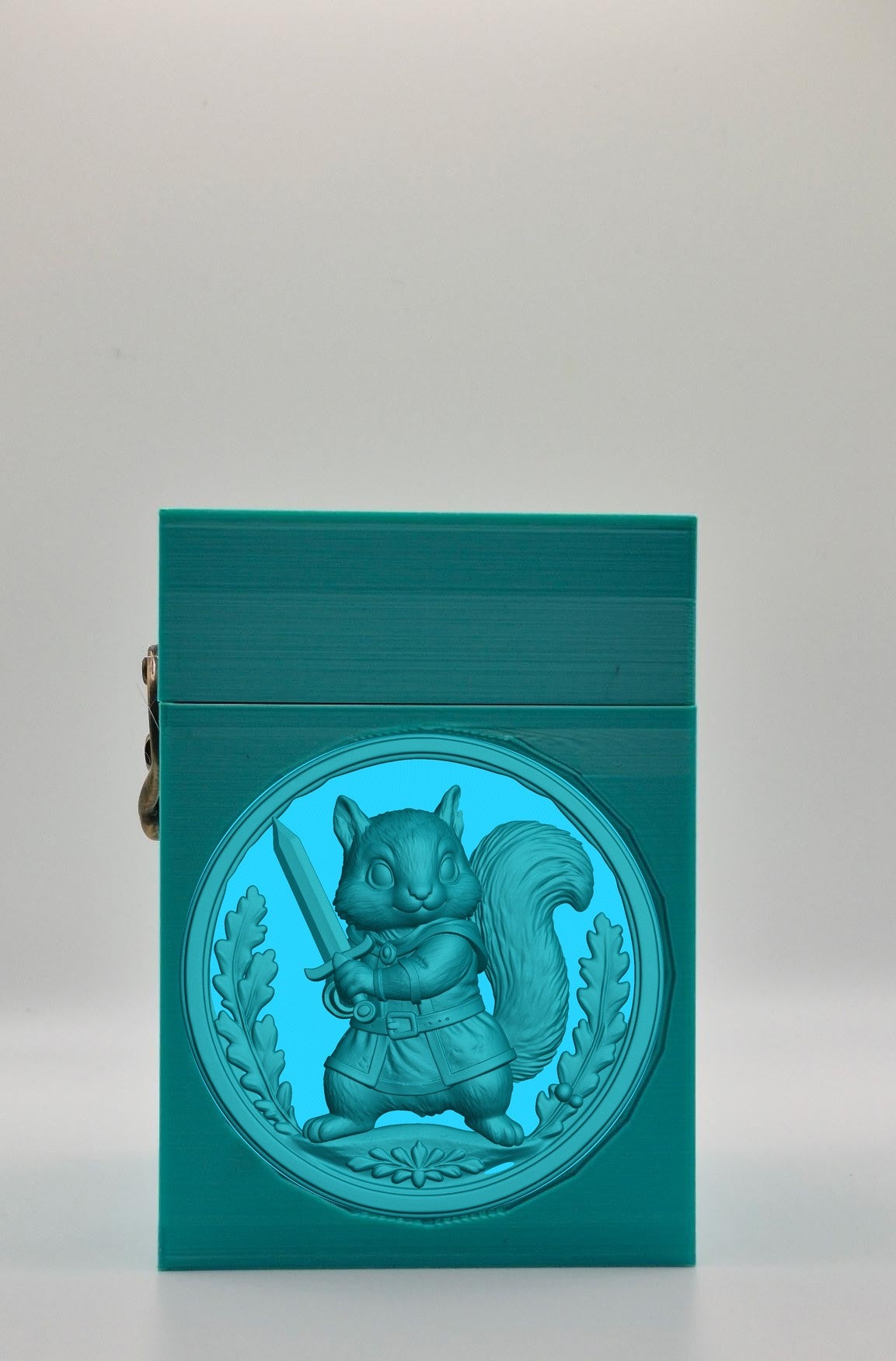 Squirrel Card Box — Green