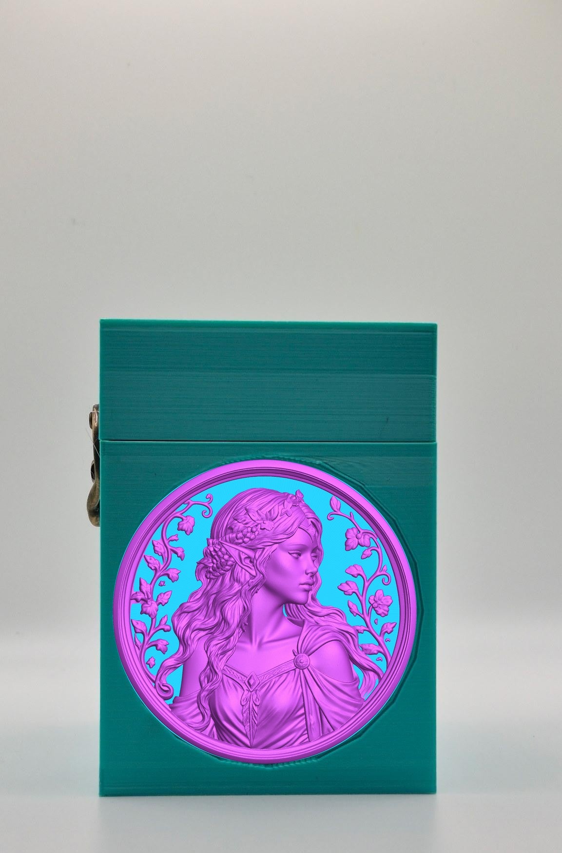 Elf Maiden Card Box — Green