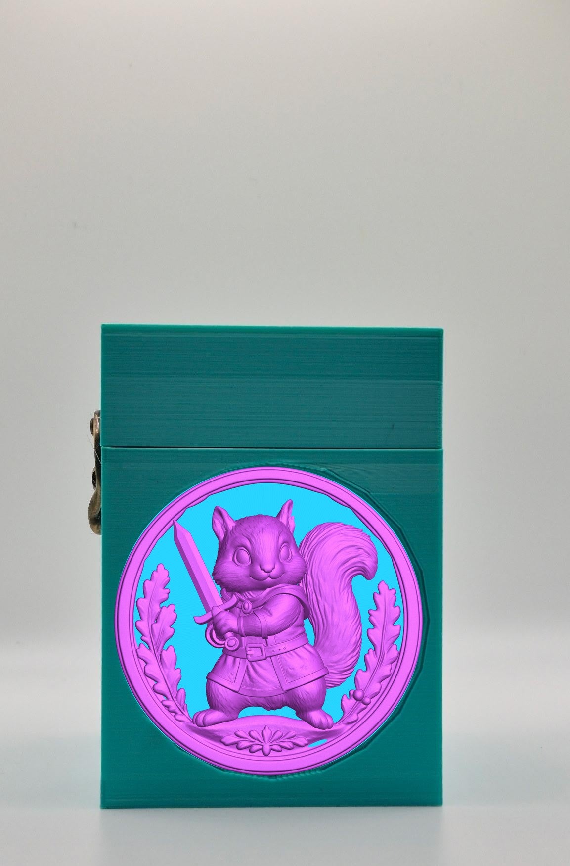 Squirrel Card Box — Green