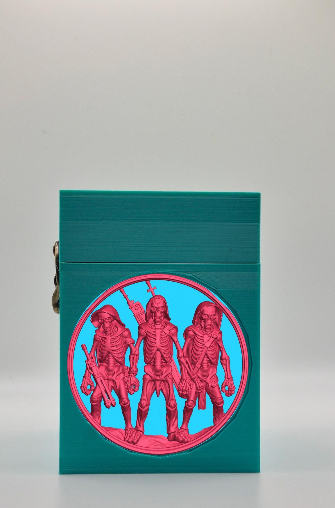 Skeleton Army Card Box — Green