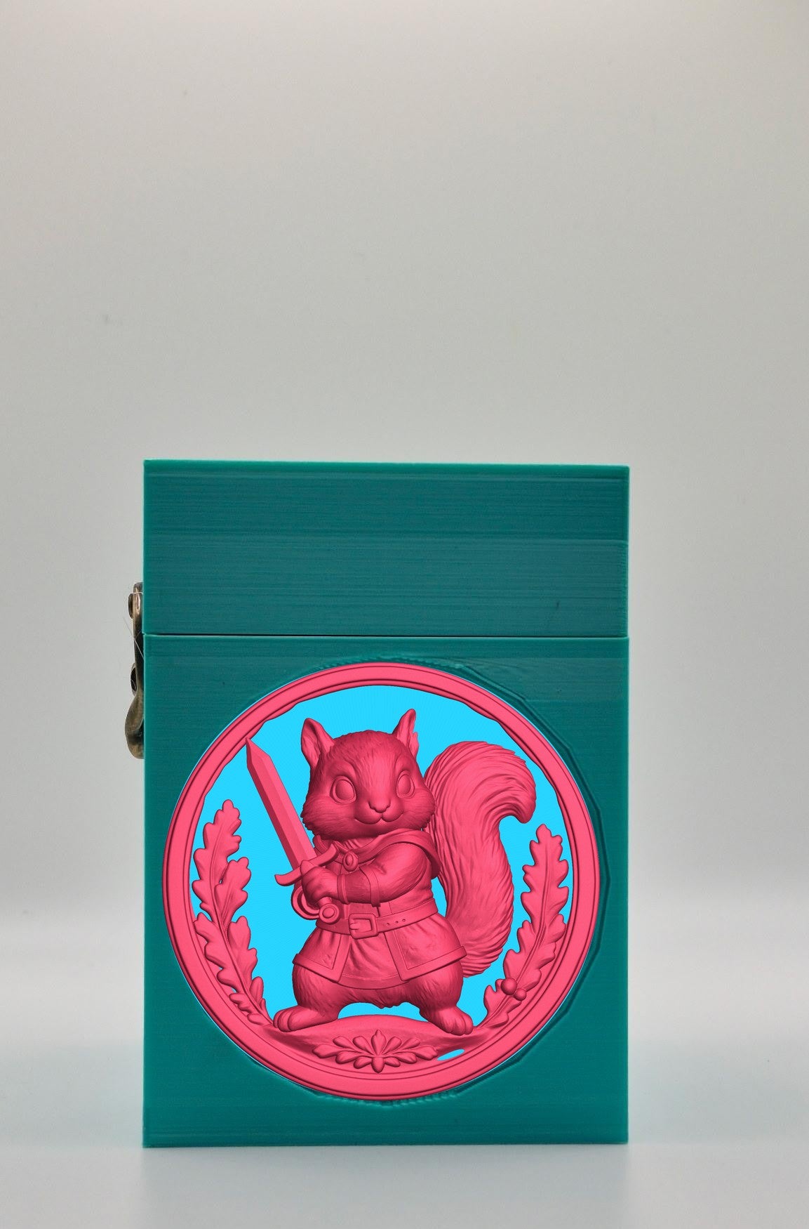 Squirrel Card Box — Green