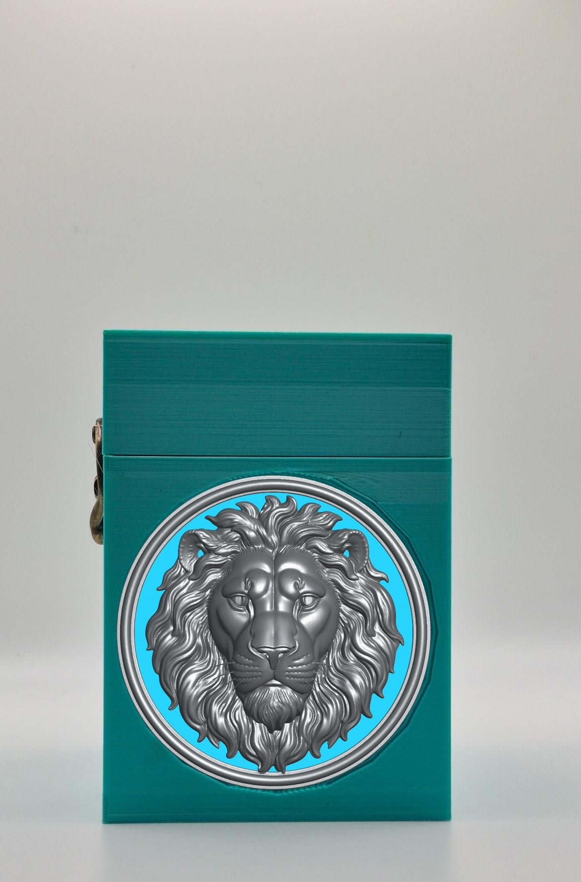 Lion Card Box — Green