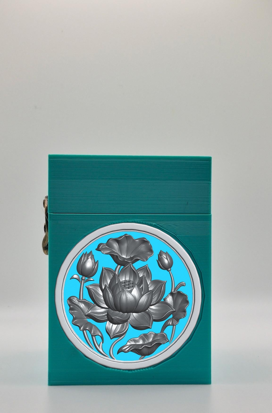 Lotus Card Box — Green