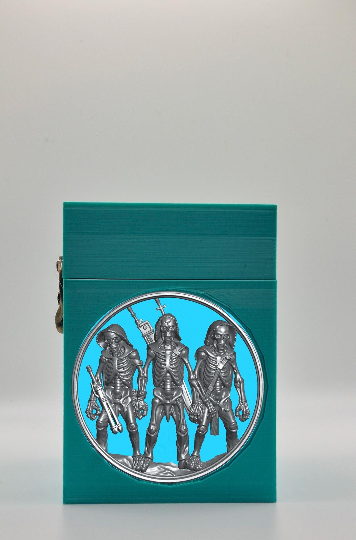 Skeleton Army Card Box — Green