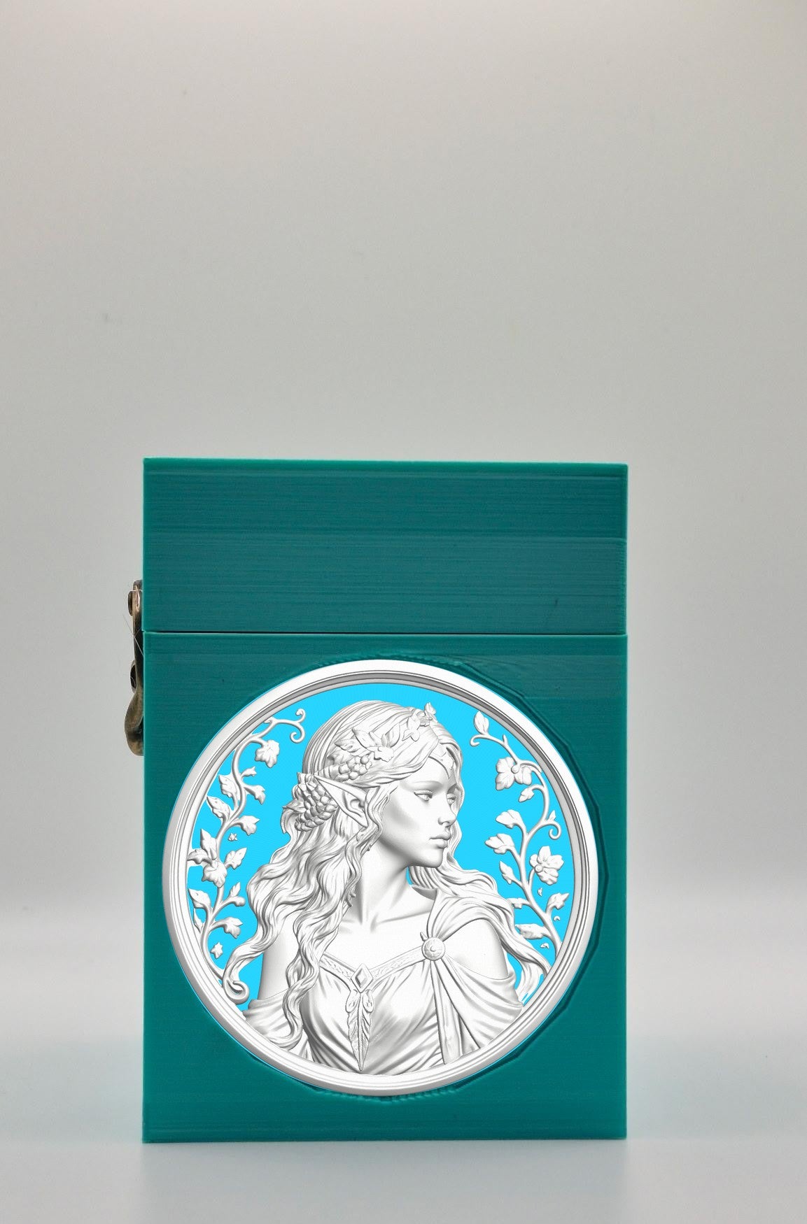 Elf Maiden Card Box — Green