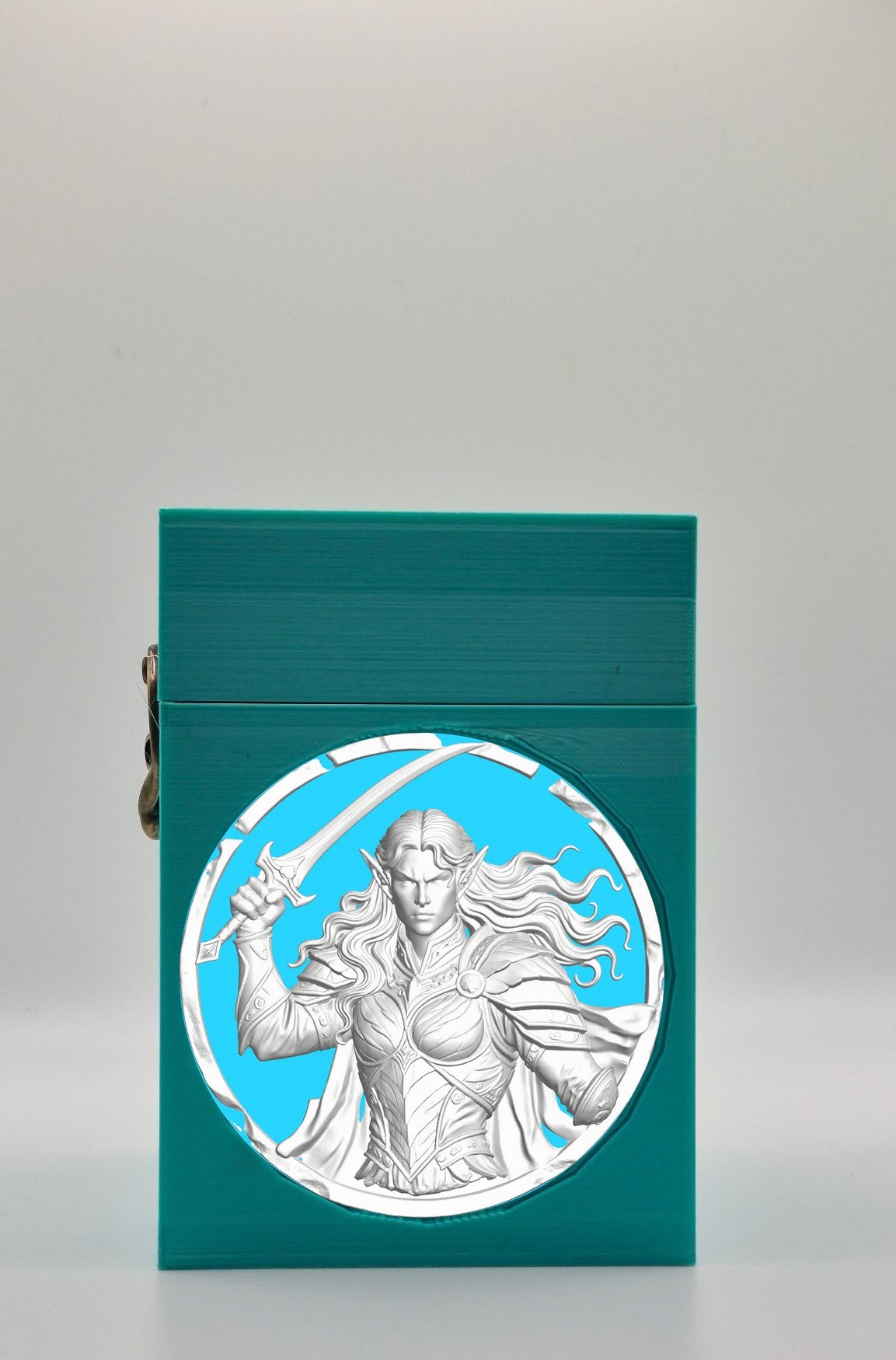Elvish Warrior Card Box — Green