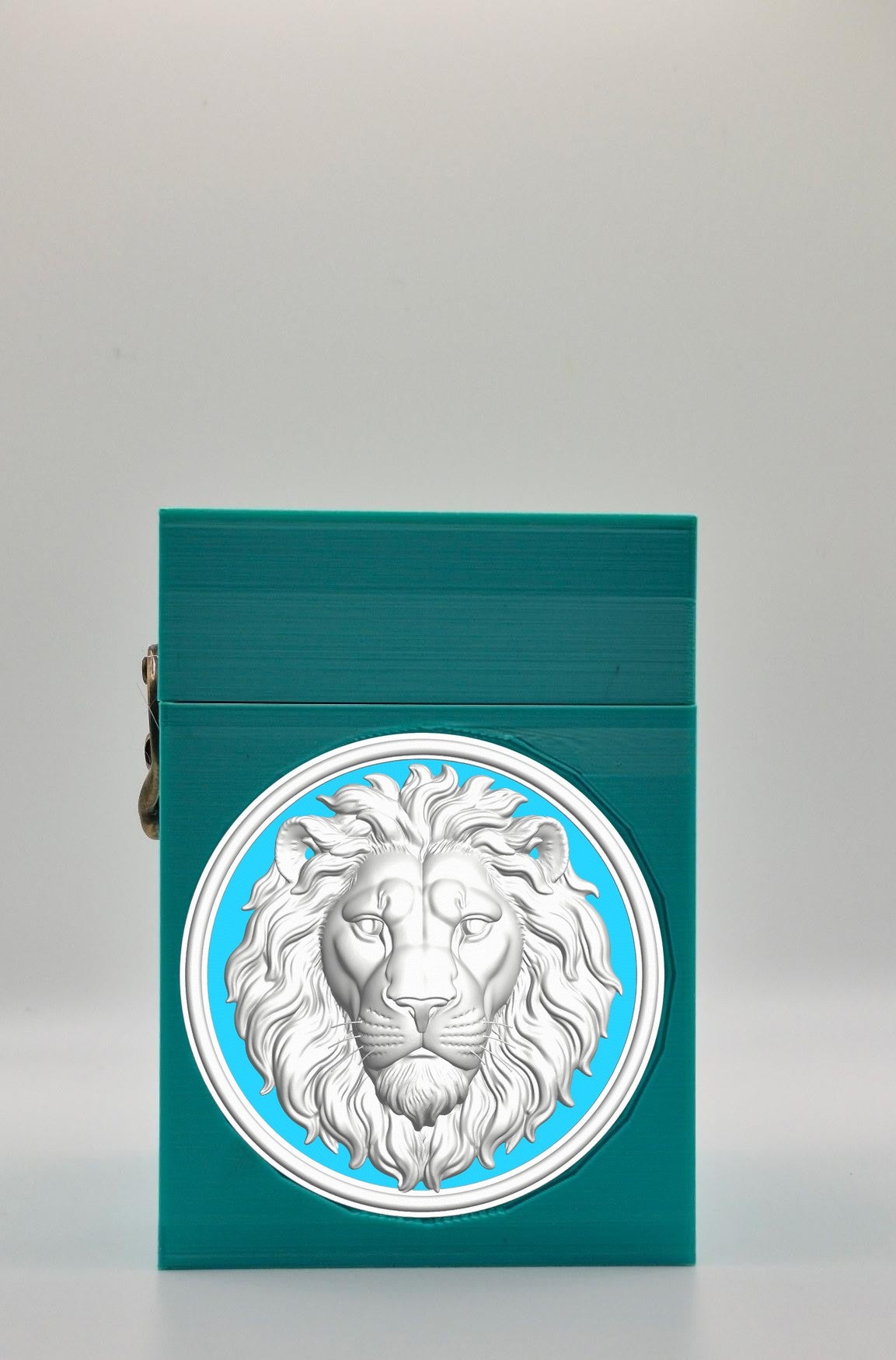 Lion Card Box — Green