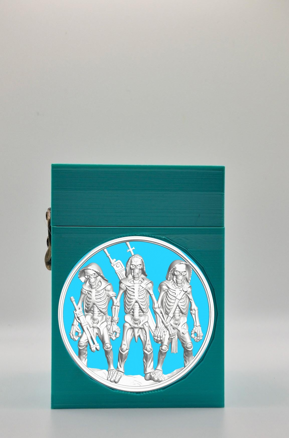 Skeleton Army Card Box — Green