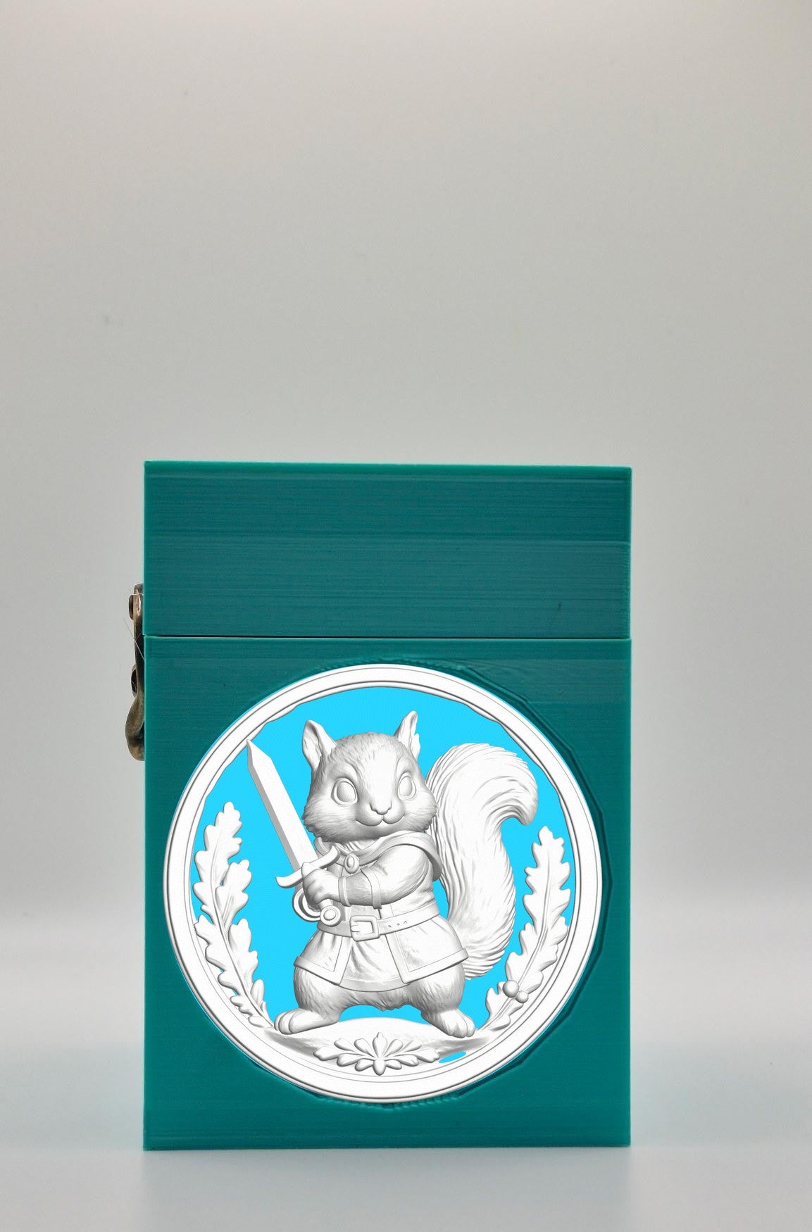 Squirrel Card Box — Green