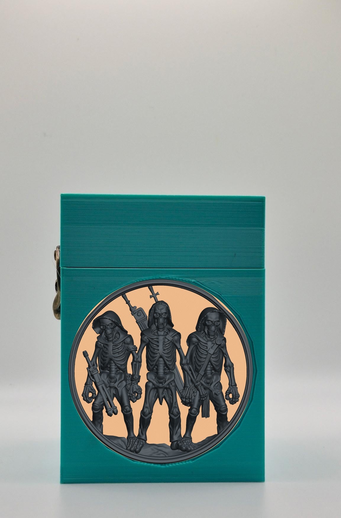 Skeleton Army Card Box — Green