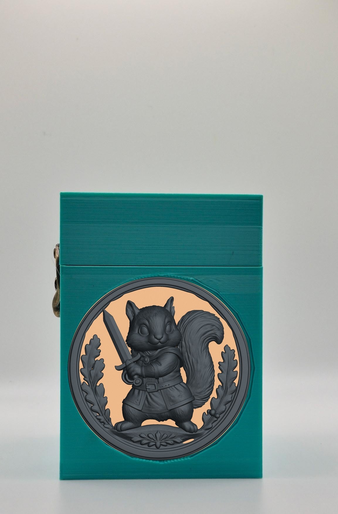 Squirrel Card Box — Green