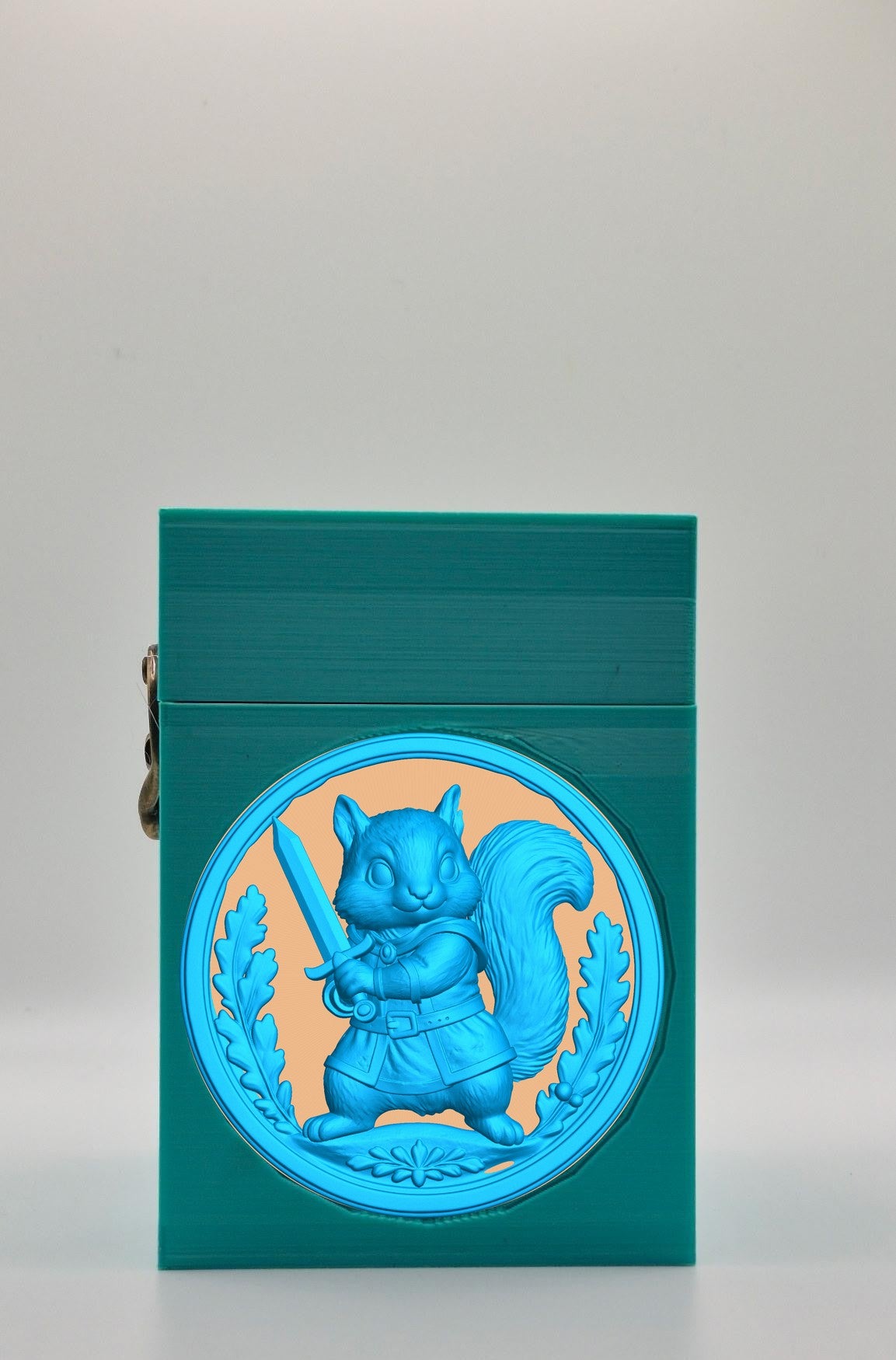 Squirrel Card Box — Green