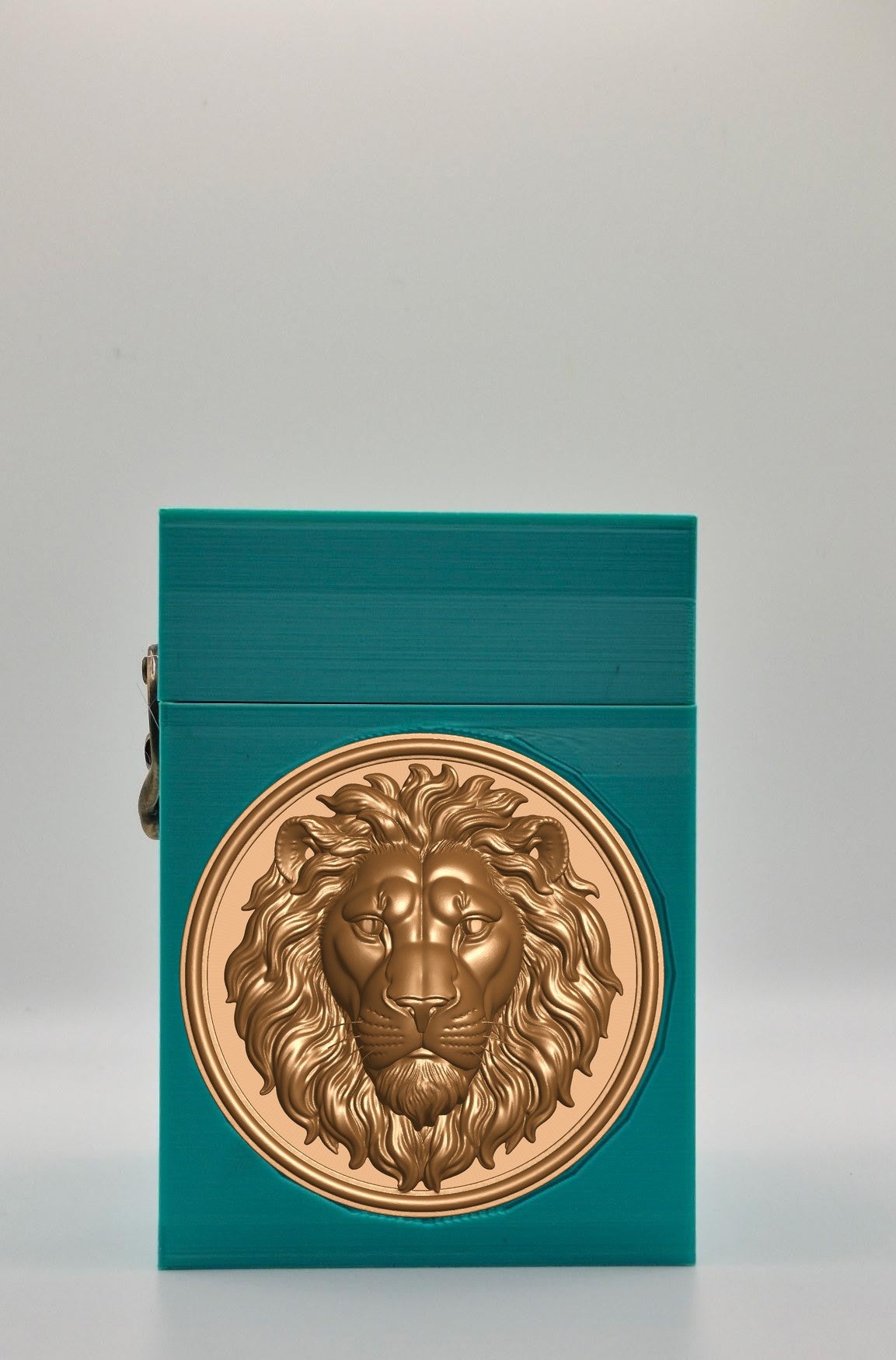 Lion Card Box — Green